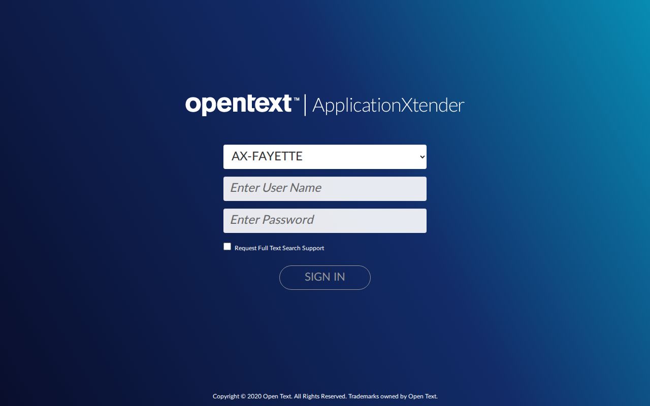 Fayette County case search Kofile AppXtender legacy interface