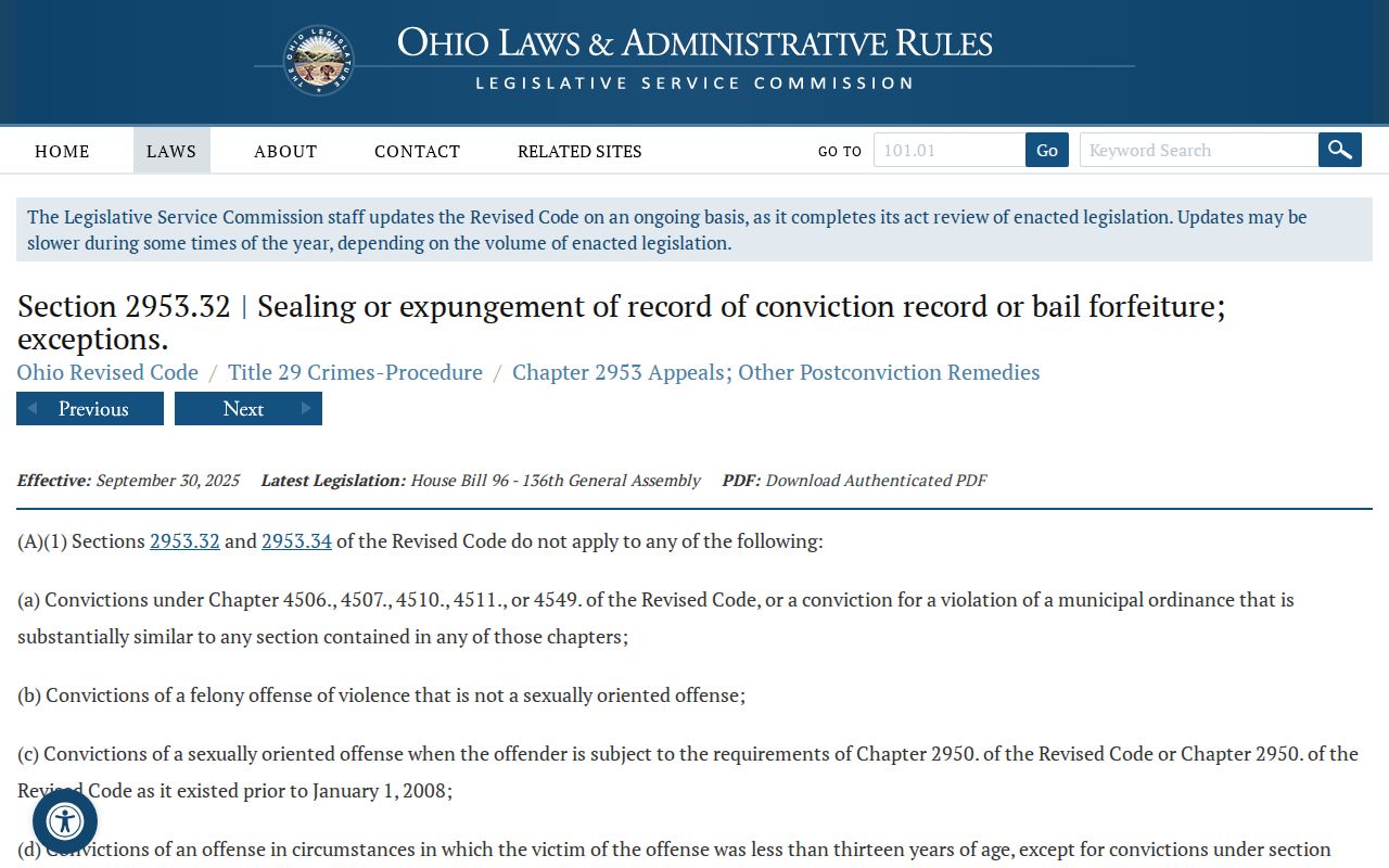 Fayette County criminal docket sealing law reference